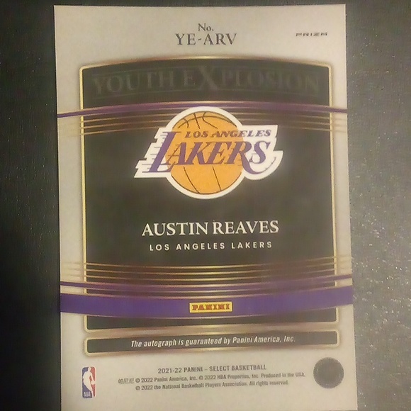 Austin Reaves autograph - Picture 2 of 2